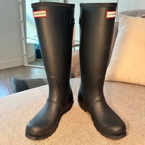 Navy Hunter Rain Boots